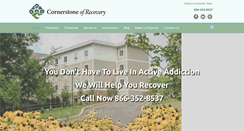 Desktop Screenshot of cornerstoneofrecovery.com